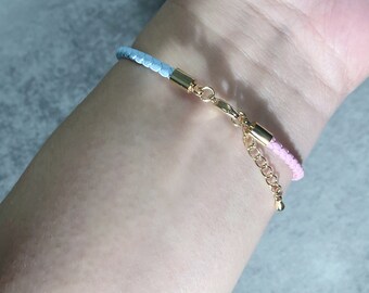 Bracciale In Quarzo Rosa Con Angelo Custode, Fatto A Mano, 18 Cm – Amore, Felicità, Energia Positiva