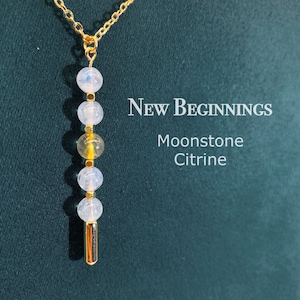 Dainty Moonstone Necklace, 18k Gold Filled Safety Pin Necklace, June Birthstone, Dainty Gemstone Bar Necklace, Handmade Gift for Her#NB03
