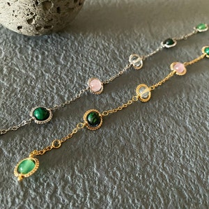 Taurus Crystal Bracelet Handmade Zodiac Gemstones green Aventurine Taurus Crystal Bracelet Handmade Zodiac Gemstones green Aventurine
