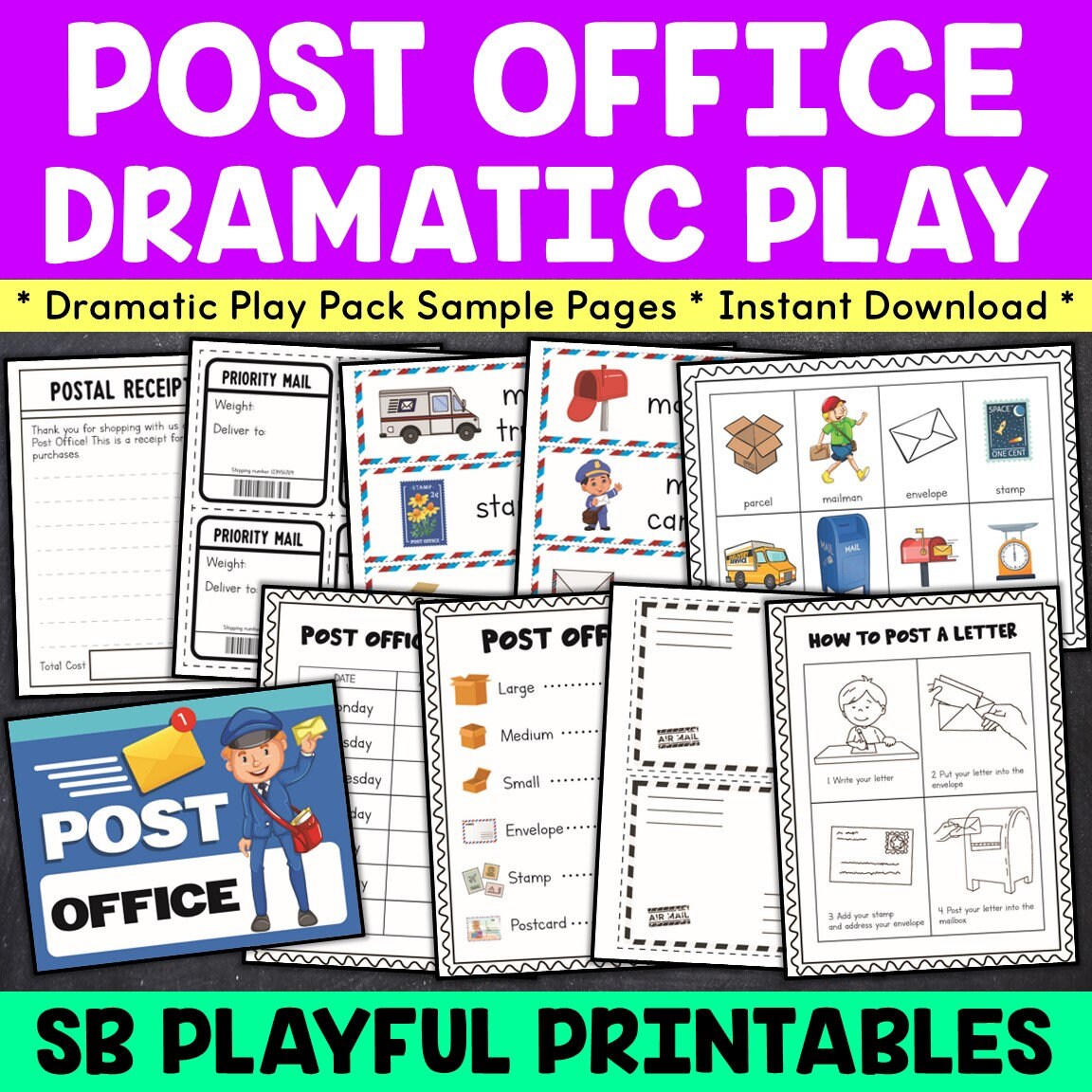 post-office-pretend-play-post-office-play-printables-home-school-activity-post-office-dramatic-play-hands-on-learning-etsy for Free Printable Preschool Post Office Printables Post Office Pretend Play, Post Office Play Printables, Home School Activity, Post Office Dramatic Play, Hands on Learning - Etsy for Free Printable Preschool Post Office Printables