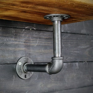 Ironmongeryworld® Paire De Fonte Penny Extrémité Rustique Équerre