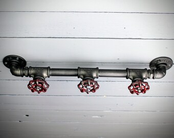 Ganci A Muro In Ferro Vintage Stile Industriale – Set Di Appendini A Tubo Per Accappatoio, Asciugamani, Borse E Cappelli, Decorazione Rétro Per Casa