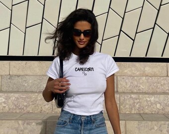 CAPRICORN: soft tee | y2k trendy top | gifts for capricorn