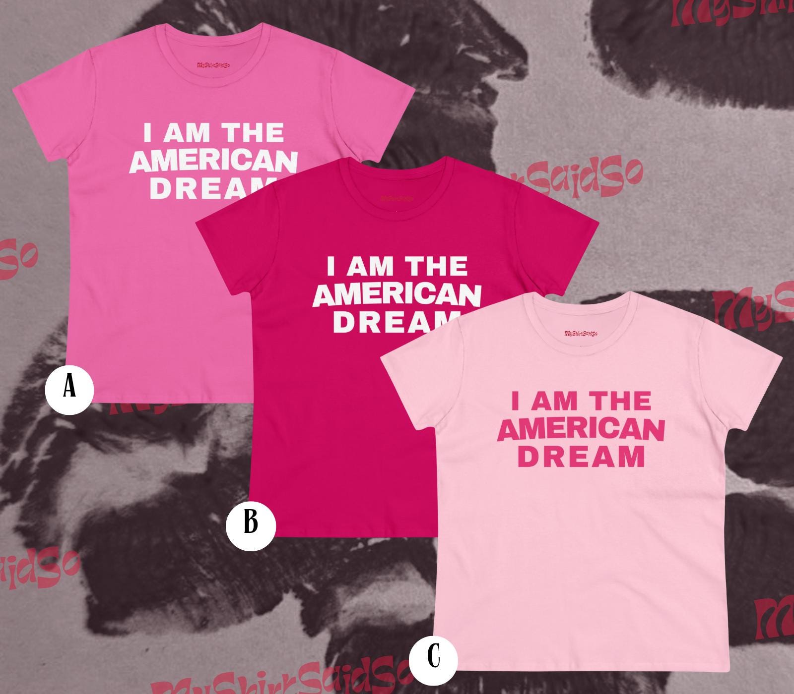 American Dream Tee - Black main image 1