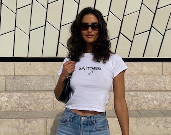 SAGITTARIUS: soft tee | y2k trendy top | gifts for sagittarius