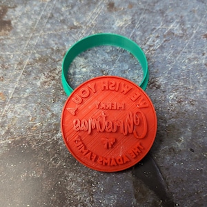 Custom We Wish You A Merry Christmas Cookie Cutter