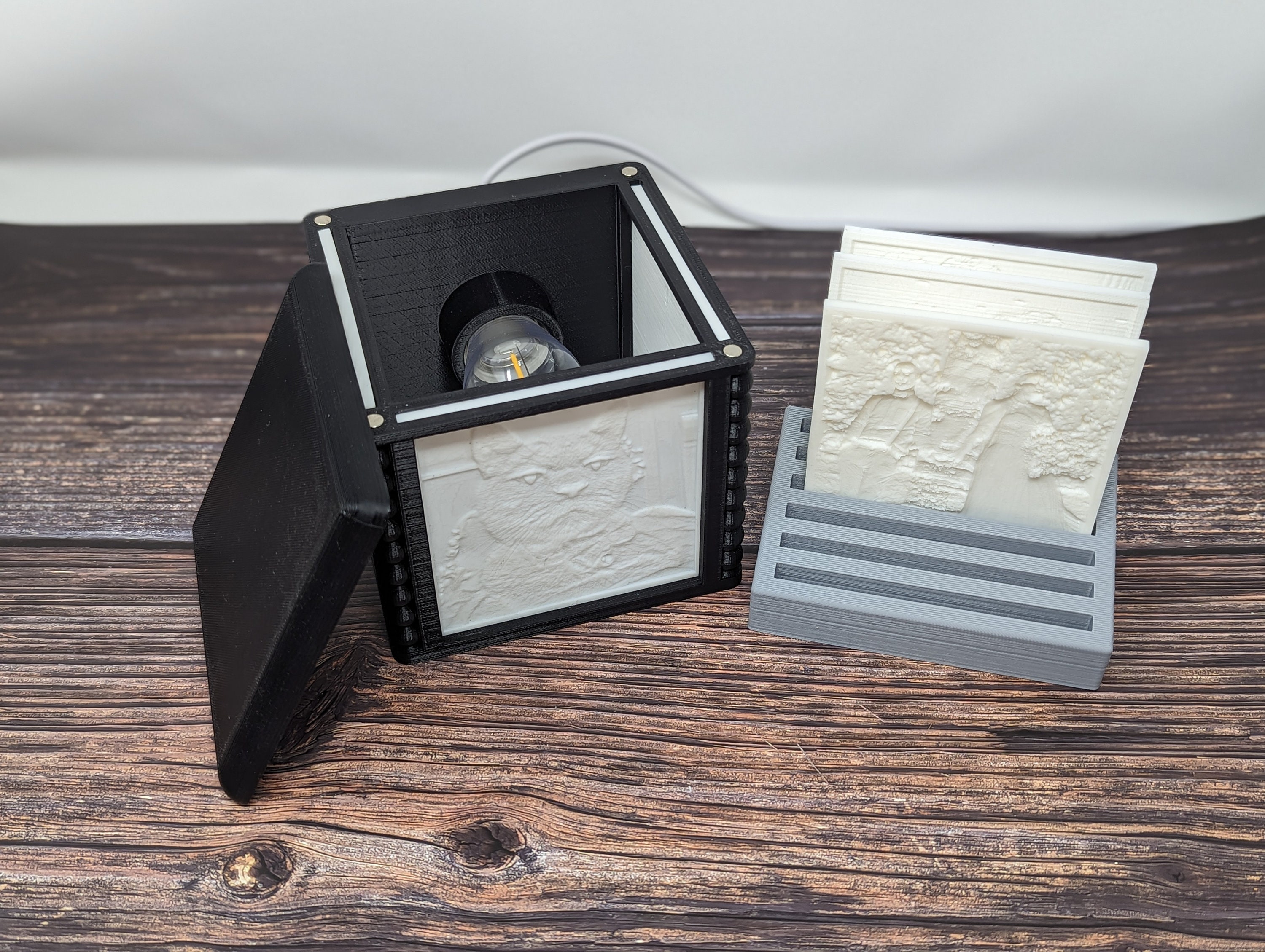 Custom Lithophane Box 3D Printed Picture 9 Pictures Etsy