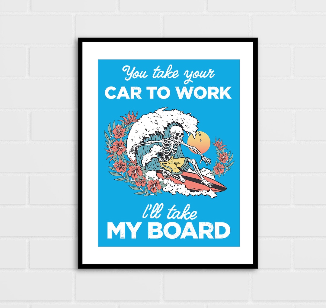 Surf Wax America Poster Weezer Wall Art Print Multiple Etsy