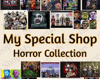 Horror Collection – Digital PNG Bundle |  PNG file | Shirts | Tumbler | Straight & Tapered Designs | Tote | Transparent | Downloadable