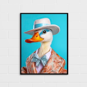 Duck Portrait | Duck Wall Art | Multiple Sizes