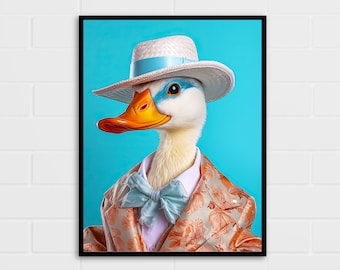 Duck Portrait | Duck Wall Art | Multiple Sizes