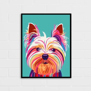 Yorkshire Terrier Print | Yorkie | Dog Lover Gift | Multiple sizes