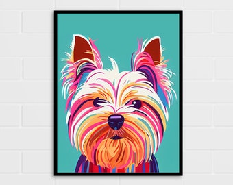 Yorkshire Terrier Print | Yorkie | Dog Lover Gift | Multiple sizes