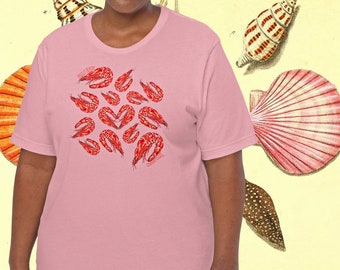 Prawn Platter Tshirt 100% Cotton