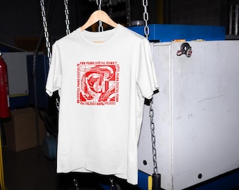 Bauhaus Prawn Cocktail Print Tshirt 100% Cotton
