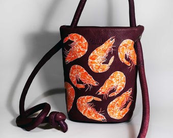 Purple Leather Vintage Bag