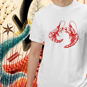 TSHIRT 100% COTTON unisex, prawn cocktail, Prawn Cheers