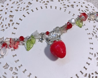 Strawberry Garden Necklace