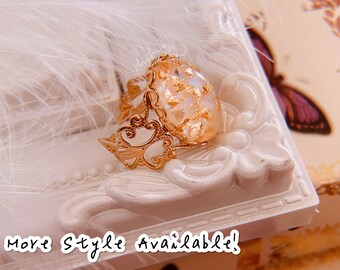 Classic Flowery Lace Ring- gold plated (more design options)