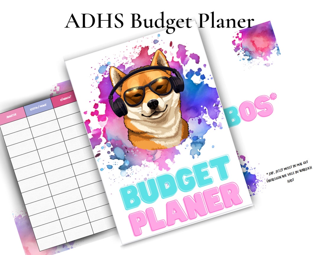 ADHD Budget Planner Template A6 Size Etsy ADHD Budget Planner Template A6 Size Etsy