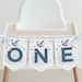 Editable Outer Space ONE High Chair Banner, Astronaut Bunting Banner ...