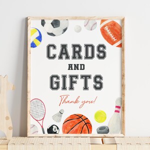 Sport Geburtstag benutzerdefiniertes Schild, All Star Party Tischschild, Jungen Geburtstagsdekoration, sofortiger Download, bearbeitbare / druckbare Vorlage, #H050