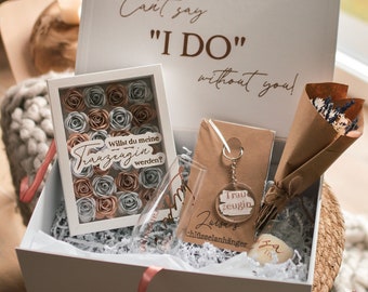 Geschenkbox Trauzeugin | Hochzeit | Brautjungfer | Trauzeugin fragen | Box | Braut | Hochzeitsgeschenk | Willst du meine Trauzeugin sein