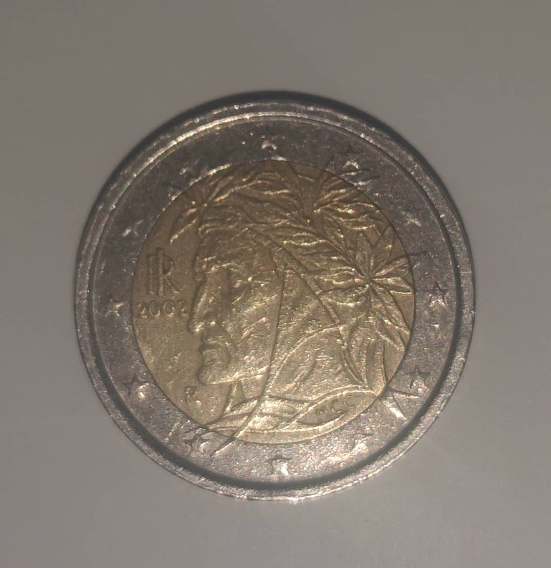 Pièce 2 Euros Rare Italie 2002 Etsy