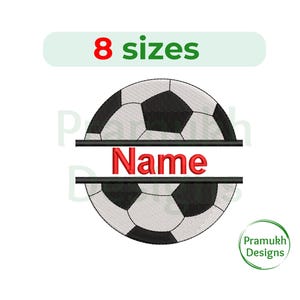 Stickdatei Split Fußball. Mini Fußball Design. Fußball Füllstich. Stickdatei für die Stickmaschine. Sport Stickerei.