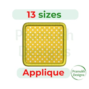 Wzór haftu kwadratowego (1,5–7,5 cala) – mały kwadrat, haft maszynowy, plik cyfrowy