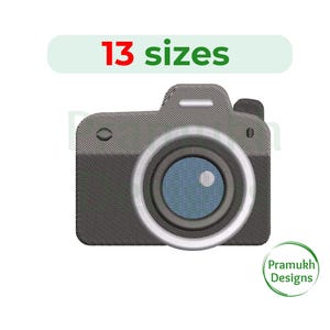 Kamerabroderidesign (1,5–75 tum) – Minikamera, Maskinbroderi, digital fil för direktnedladdning