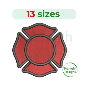 Firefighter Badge Embroidery Design. Firefighter badge mini. Fireman badge. Firefighter silhouette. Machine embroidery design.