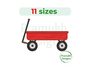 Motif de broderie wagon jouet (2,5 à 7,5 pouces) – Mini silhouette, broderie pour enfants, broderie machine, fichier numérique à téléchargement immédiat