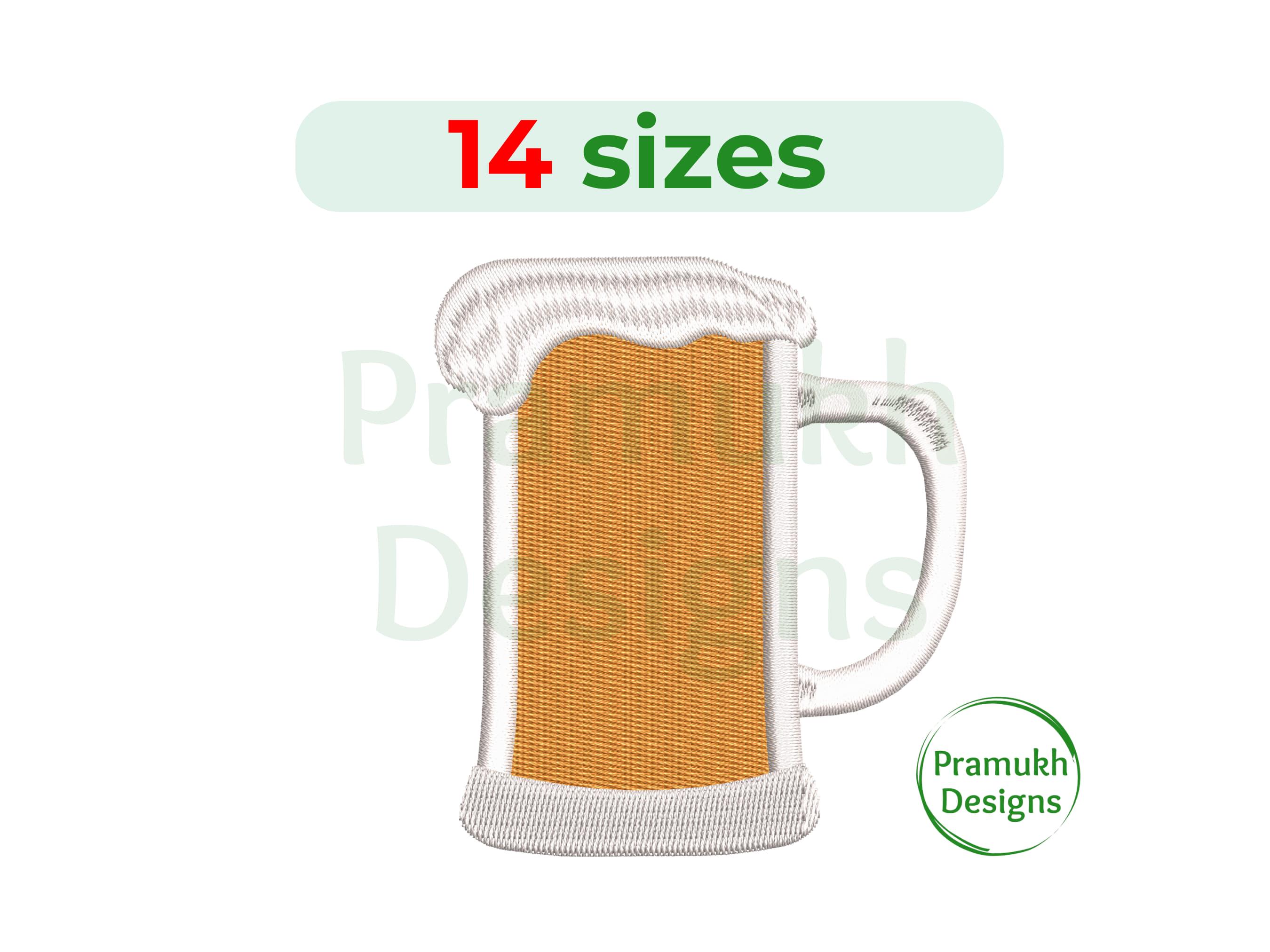 Chope à Bière En Verre Vash 400 Ml – Design Coloré Imprimé, Poignée Ergonomique | Pour Bière, Soda, Boissons Fraîches