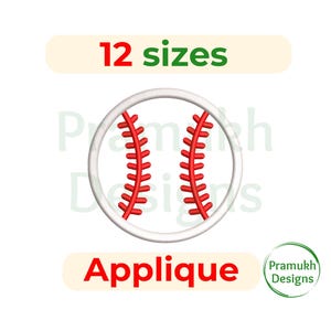 Baseball Applikation. Baseball Stickdatei. Stickdateien Motive Baseball. Baseball Applikation. Schirmmütze. Stickdatei für die Stickmaschine