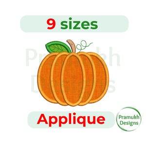 Halloween Kürbis Applikation, Maschinenstickerei, Instant Download