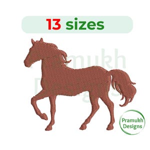 Horse Embroidery Design. Horse Silhouette Design. Machine embroidery design. Mini Horse. Animal Embroidery. Machine Embroidery Design.