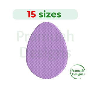 Easter Egg Embroidery Design (0.5–7.5 inch) – Mini Egg, Machine Embroidery, Happy Easter, Digital File