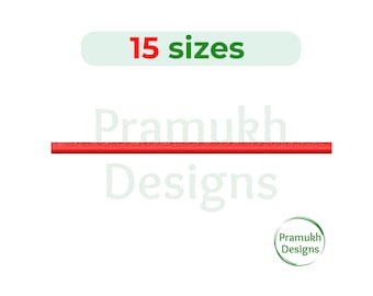 Satin Stitch Line Embroidery design. Satin Line Embroidery design. Mini line. Single Line design. Simple line. Machine embroidery design