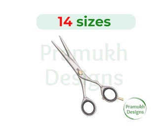 Scissors Embroidery Design (1–7.5 inch) – Mini Scissors, Machine Embroidery, Instant Download Digital File