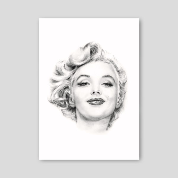 Marilyn Portrait - Etsy