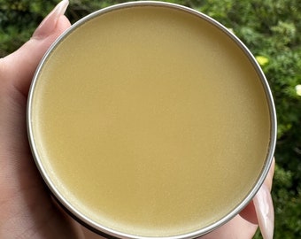 Poke Root Castor Oil Salve | 6-Month Sun Infused Herbal Balm | Wildcrafted | Massage Body Care