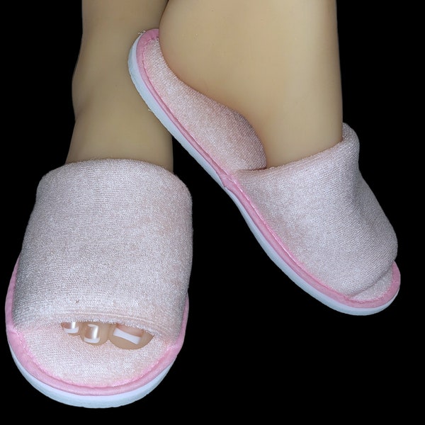 Slippers, Blank Slippers, Adult and kids slippers, DIY , Pink and White