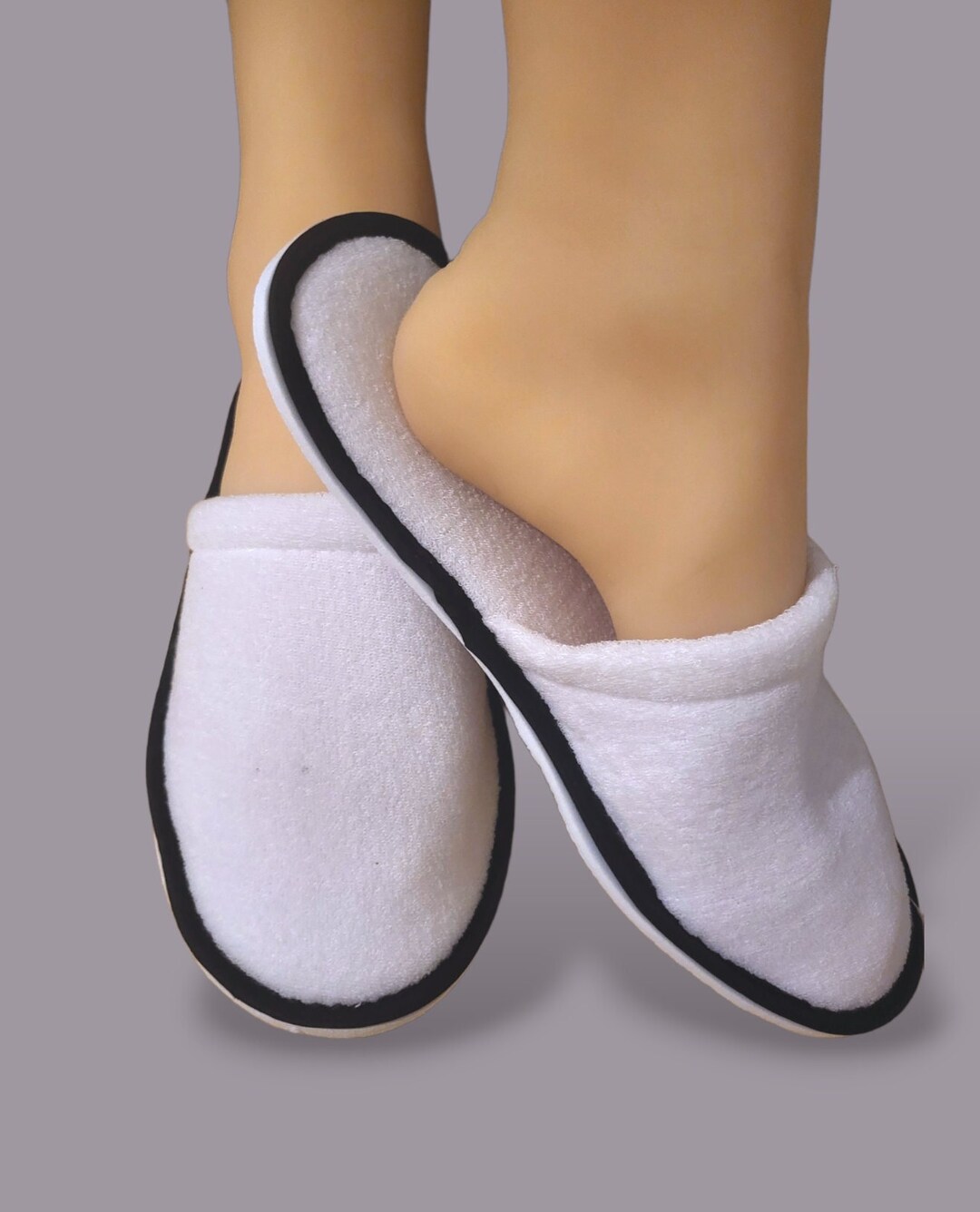 Slippers Blank Closed Toe House Slippers Unisex Adult Etsy