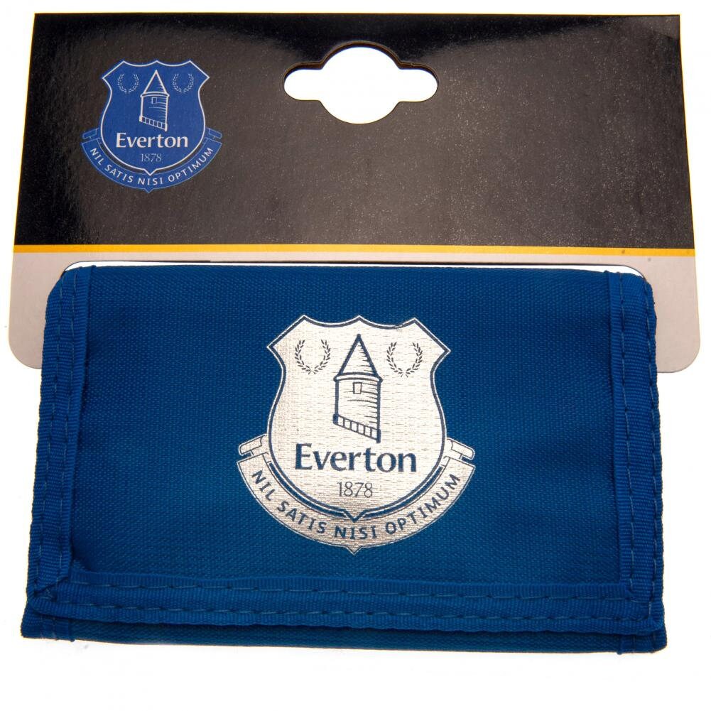 Everton Football Club Official Fade Nylon Money Wallet Badge Crest 