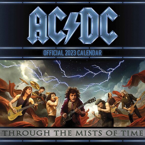 AC/DC 2025 Square Calendar Official Merchandise NEW Uk Etsy