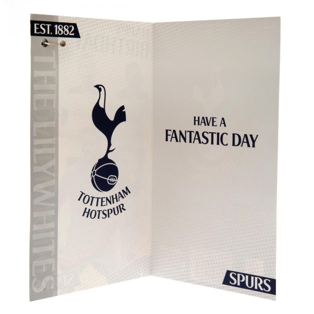PLAYERS - inc BADGE Tottenham Hotspur F.C Birthday Card 
