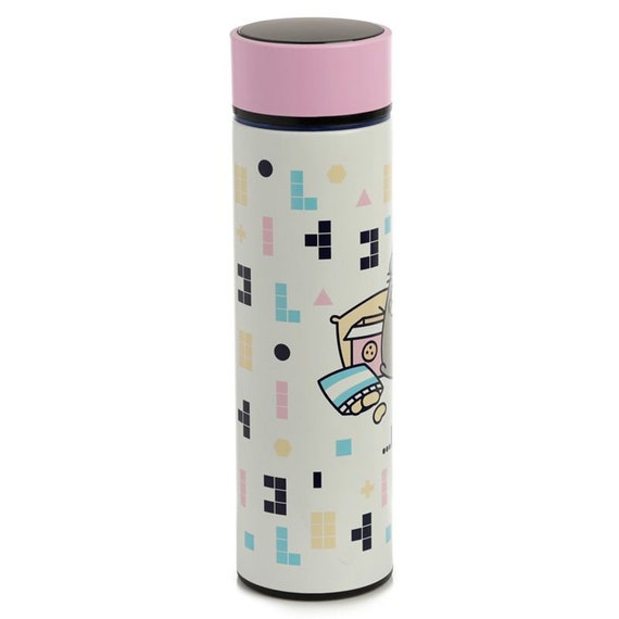 Pusheen Cat Gaming Reusable Stainless Steel Hot & Cold Thermal Insulated Bottle 