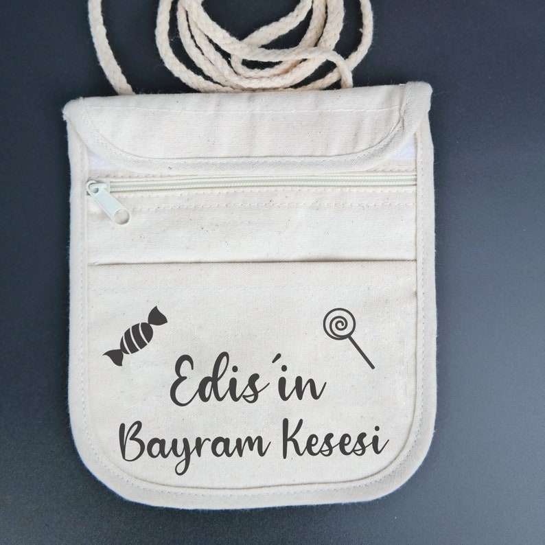 RAMADAN Tasche BAYRAM Kesesi Cantasi EID befüllen für Kinder muslimisch Personalisiert Harclik Zuckerfest Geschenk Hediye Brusttasche Name Ramadan Tasche für Kinder Ramazan Cantasi Islam Bayram Kesesi Bayram Cantasi