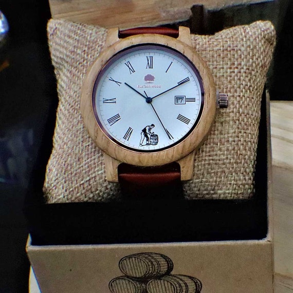 Whiskey wood watch top